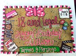 Our online store offers a wide range of boutique tableware, kids birthday party invitations, themed childrens party supplies, party decorations and cake decorating essentials that will help make your next celebration unforgettable and leave your guests 'wowed'! 18th Birthday Cookie Cake Cookie Cake Birthday 18th Birthday Birthday Cookies