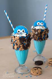 Hershey's chocolate & candy | hershey's products. These Cookie Monster Freak Shakes Are So Fun And Kids Will Love Them For A Birthday Party Or Just For The Heck O Monster Cookies Milkshake Recipes Freak Shakes