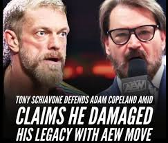 Adam Copeland has been in AEW for more than year, granted he had an injury  for part of it, but... Dude has not wrestled Kenny Omega, he has not  wrestled Adam Page.