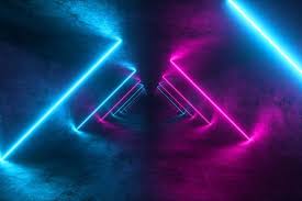 4.6 out of 5 stars. Endless Metal Tunnel With Neon Lights Neon Backgrounds Futuristic Background Black Abstract Background