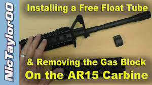 Ar15 A2 Front Sight Gas Block Removal For A Free Float Tube Install Part 1 Youtube