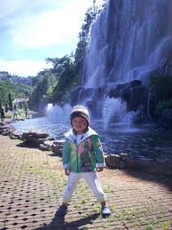 Air terjun dapat berupa buatan yang biasa digunakan di taman. Air Terjun Buatan Di Dago Resort Bandung Mapio Net