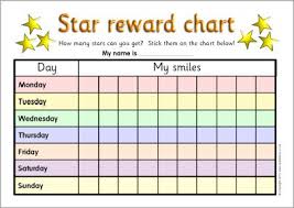 reward chart kids get a star when they finish a chapter