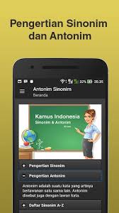 Antonim sebenarnya mudah dipahami jika sinonim sebuah kata diketahui lebih dulu. Sinonim Antonim Kata For Android Apk Download