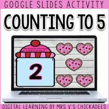 Counting Numbers 1 5 Digital Activity Easily Incorporate This Interactive Math Game Into Your Google Classroom Or Digital Activities Activities Google Slides