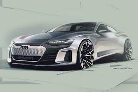 Car Design World On Instagram Audi E Tron Gt Official Sketches Exterior Paris Cybulski Lucia Lee Moondoni Interi Car Design Sketch Audi E Tron Car Design