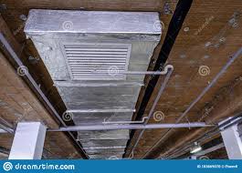Ceiling Insulation Ventilation System Air Ducts Stock Photo Image Of Garage Protective 183669070