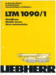 Liebherr Ltm 1090 1 Specifications Cranemarket