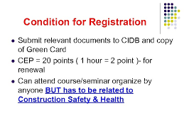 Moreover, there are no penalties if you do not renew your green card. Safety And Health Assessment System In Construction Shassic