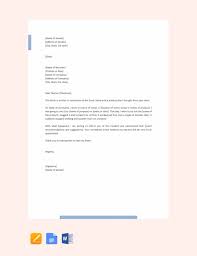 It is still necessary to write a format letter and express your opinion in a coherent and effective manner. 61 Formal Letter Format Template Free Premium Templates