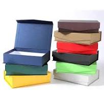 Magnetic Clamshell Gift Box High Hardness Kraft Paper Grey ...