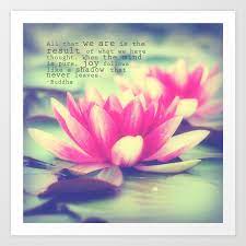 Maybe you would like to learn more about one of these? Lotus Buddha Quote Art Print By Whimsy Canvas Society6