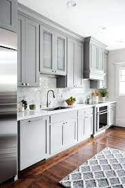 Gray as a color, is extremely unique. Grey Kitchen Cabinets With Quartz Countertops Grey Kitchen Cabinets With White Count Shaker Style Kitchen Cabinets Kitchen Cabinet Styles Shaker Style Kitchens