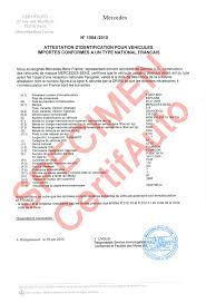 Qu Est Ce Que Le Certificat De Conformite Europeen Coc Mercedes France Certifauto Certificat De Conformite Europeen Auto Moto