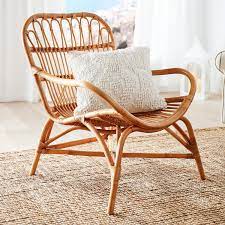 33 tall andrea accent chair knoll natural parawood woven rattan back. Cillian Honey Rattan Armchair Pier 1 Rattan Armchair Wooden Armchair Arm Chairs Living Room