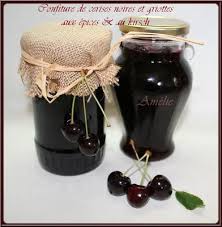 La Table Lorraine D Amelie Confitures De Cerises Au Kirsch Confitures De Cerises Noires Aux Epices