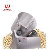 Popcorn Cashew Sunflower Snacks Flavoring Mixer Machine Peanut Chips  Seasoning Coating Machine HJ-CM028