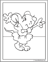 Grown up coloring sheets are in! Mouse Coloring Pages To Print And Customize For Kids