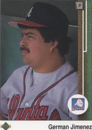 FREE SHIPPING-MINT-1989 Upper Deck #113 German Jimenez Braves