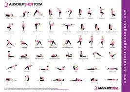 Pose Chart Jpg 400 283 Pixels Hot Yoga Poses Hot Yoga Yoga Poses Chart