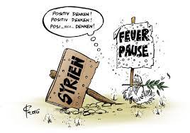 Doch er geht viel tiefer. Paolo Calleri Karikaturist Freier Grafiker Illustrator Politische Karikatur Zweifel Deutschland Munchen Syrien Verhandlungen Militar Sicherheit Bundnisse Krieg Konflikt Feuerpause Usa Russland Kampfe Beschluss Durchbruch Zweifel