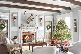 Choose from lush wreaths and garland for mantels and foyers, decorate christmas trees with theme ornaments, and add sparkle to the dining room. 30 Best Christmas Home Tours Houses Decorated For Christmas