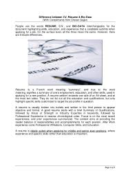 Bio data format always change as per job requirement or the very post requirement. Difference Between Resume Cv Biodata