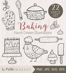 Bird In Hand Market Hours Cute Hand Drawn Baking Clip Art Kitchen Clipart Cooking Etsy How To Draw Hands Bird Clipart Drawing Clipart
