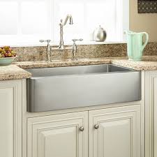 Need the biggest kitchen sink for a 27 inch cabinet here at directsinks. Signature Hardware 931025 27 Hazelton 27 Single Basin Stainless Steel Retrofit Stainless Stainless Steel Farmhouse Sink Farmhouse Sink Kitchen Farmhouse Sink