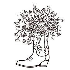 The cactus fascinates with its appearance and its unique ability to survive extreme heat. 420 Best Cowboy Boots With Flowers Images Stock Photos Vectors Adobe Stock