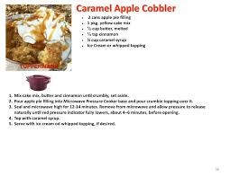 Carmel Apple Cobbler Recette Recette Tupperware Tupperware