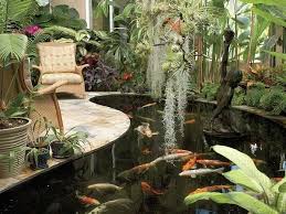 Indoor Pavillon Patio Koi Teich Urlaub Sommer Garten Wasser 1041 Teich Wasserfall Patio Garten Garten