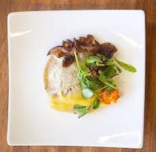 Mushroom Four Ways Porcini Powder Ravioli Dough Stuffed With Shiitake Duxelle Beneath A Butternut Squash Mushroom Puree Garni Food Herb Salad Ravioli Dough