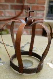 Krone Aus Stahlband Basteln Karin Urban Naturalstyle Krone Basteln Kunst Aus Metall Stahl