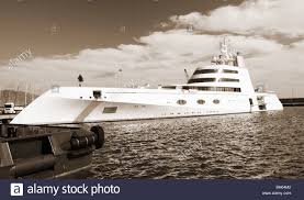 Motor yacht A, owned by Russian billionaire Andrey Melnichenko, is Stock  Photo - Alamy
