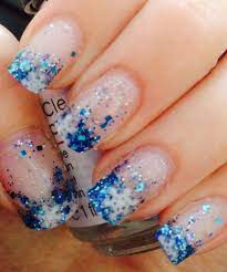 Frozen Nails Elsa Jack Frost Nails Acrylic Glitter Nails Winter Nails New Year S Nails Frozen Nails