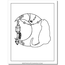 The rare bombay cat is all black, but color alone doesn't make a cat a bombay. 47 Free Halloween Cat Coloring Pages Most Popular Printables