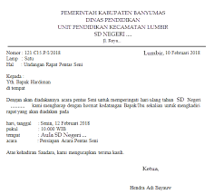 Misalkan tembusan kepada ada banyak contoh surat resmi yang bertebaran di internet. Buatlah Surat Undangan Resmi Untuk Menghadiri Kegiatan Pentas Seni Yang Diadakan Di Sekolahmu