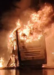 Bengaluru Bus Catches Fire In Andhra's ...
