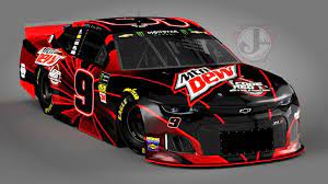 A subreddit for everything nascar related!. Chase Elliott 2019 Mtn Dew Paint Job Pretty Cool Nascar Race Cars Nascar Crash Nascar Cars