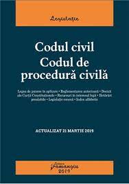 Sarcinile procedurii civile sînt de a apăra în judecată şi a realiza drepturile şi libertăţile cetăţenilor şi asociaţiilor acestora, interesele întreprinderilor, instituţiilor. Codul Civil Codul De Procedura Civila Actualizat 21 Martie 2019 Editura Hamangiu