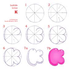 Bubble letters get their name because of the round, bubbly way that they look when completed. How To Draw Bubble Letters Page 3
