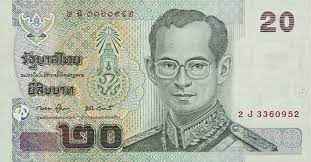 Nama beserta gambar mata uang didunia. Thai Baht Thailand Eirlangga