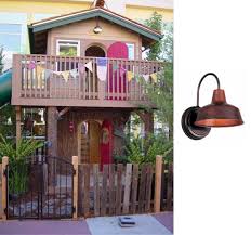 Your kids will never want to come back into the house if they have one of these awesome swing sets in their backyard. Wall Sconces Outdoor Lanterns For Playhouses Inspiration Barn Light Electric