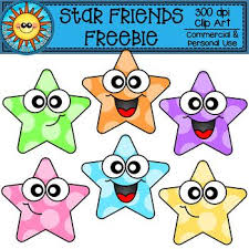 These Cute Stars With Faces Are Sure To Brighten Up All Your Resources Included In This Set Are 2 Different Clip Art Clip Art Freebies Creative Clips Clipart