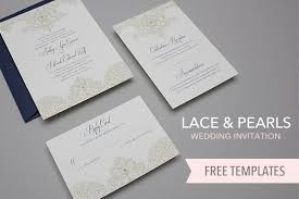 Lace Pearls Wedding Templates Free Printable Wedding Invitations Free Wedding Invitation Templates Free Wedding Printables