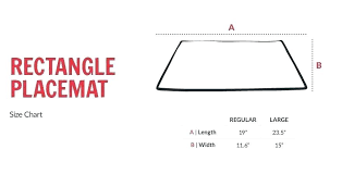 Rectangular Shaped Standard Size Placemat Paper Table Linens