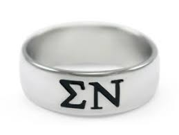 sigma nu mens fraternity ring