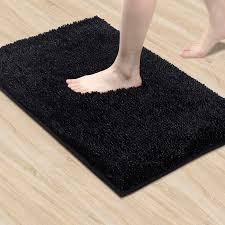 Tappeto Per Ingresso Porta Dimensioni 50 X 80cm Lewondr Tappeto Ingresso In Microfibra Forma Rettangolare Bagno Accessori Casa Ufficio Cameretta Nero Zerbino Con Base Antiscivolo Bagno Casa E Cucina