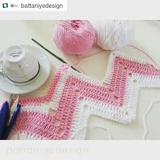 Zikzak Battaniye Modeli Chevron Crochet Crochet Baby Baby Knitting Patterns